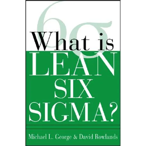 What Is Lean Six SIGMA - Paperback