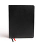 NASB Tony Evans Study Bible, Black Genuine Leather: Advancing God's Kingdom Agenda - Leather
