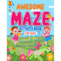 Awesome maze activity book for kids: Brainstorming alphabet and animal shape maze activity book for kids ages 4-8 - Paperback