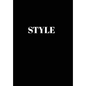 Style: Hardcover Black Decorative Book for Decorating Shelves, Coffee Tables, Desk, Bookcase, Living Room, Office, Home Accents - Hardcover