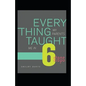 Everything My Parents Taught Me in 6 Steps: Life's Guide - Paperback