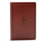 KJV Large Print Personal Size Reference Bible, Brown Leathertouch - Imitation Leather