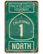 Pacific Coast Highway California 1 - Metal Sign
