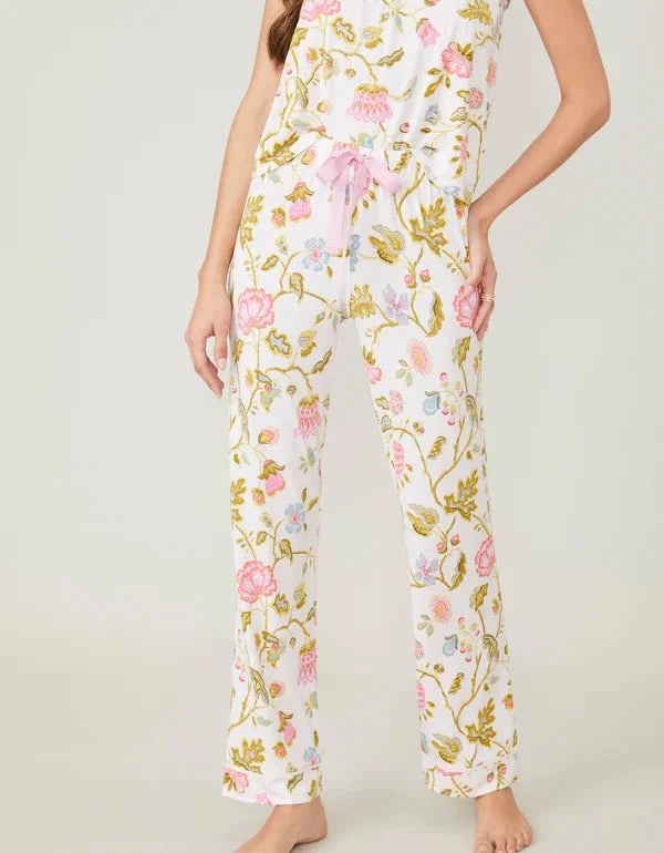 Pajama Pant Jane Jacobean Cream
