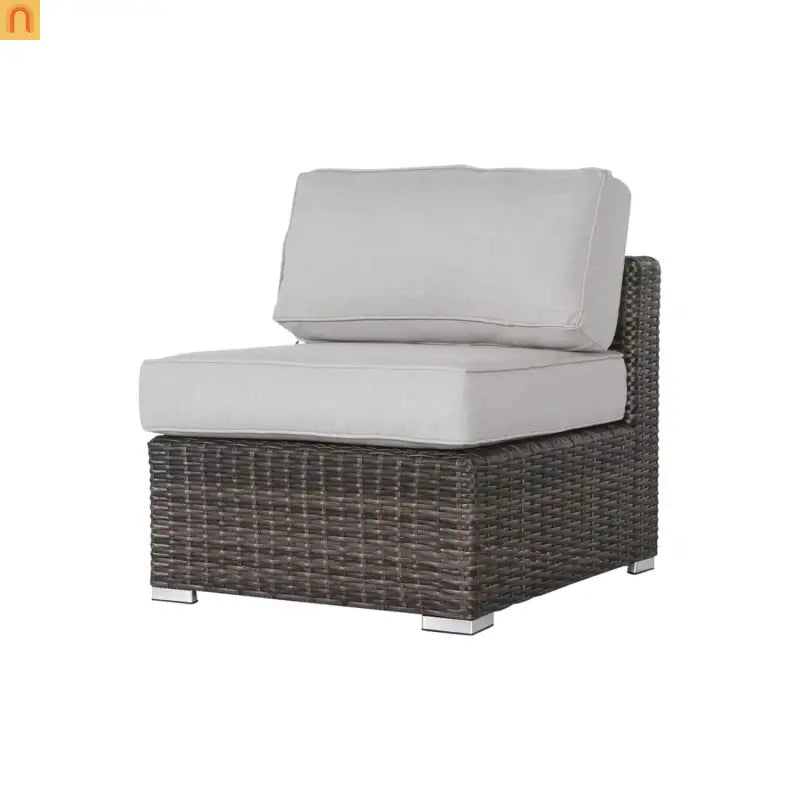 Outdoor Sectional Wicker 4 Person 148" Wide