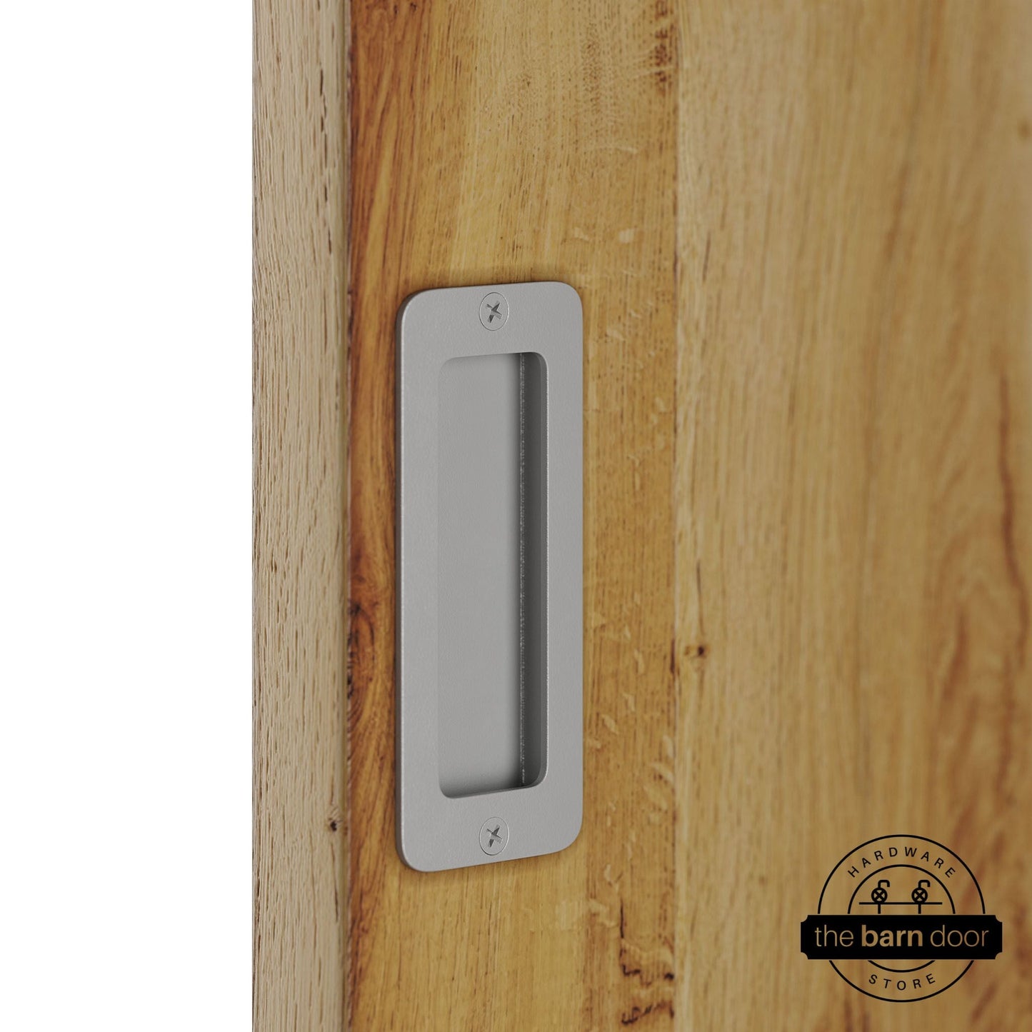 Barn Door Partial Radius Flush Pull