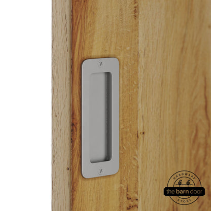 Barn Door Partial Radius Flush Pull