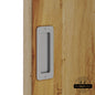Barn Door Partial Radius Flush Pull