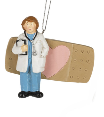 Doctor with Chart Ornament