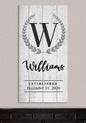 Personalized - Capital Letter Family - Canvas