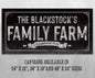 Personalized - Family Farm - Canvas