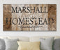 Personalized - Family Homestead - Canvas