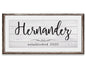 Personalized - Family Name - Canvas