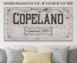 Personalized - Family Name - Canvas