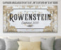 Personalized - Family Name - Canvas