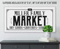 Personalized - Family Name Market - Canvas