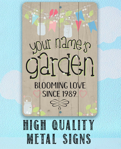 Personalized - Garden Decor - Metal Sign