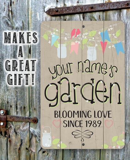 Personalized - Garden Decor - Metal Sign