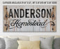 Personalized - Homestead - Canvas