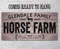 Personalized - Horse Farm - Canvas