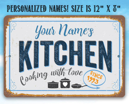 Personalized - Kitchen - Metal Sign