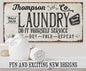 Personalized - Laundry and Co - Canvas