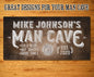 Personalized - Man Cave - Canvas