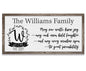 Personalized - May Our Walls Know Joy - Canvas