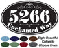 Personalized - Address Plaque - Oval - Metal Sign