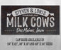 Personalized - Milk Cows - Canvas