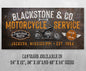 Personalized - Motorcycle Service - Canvas