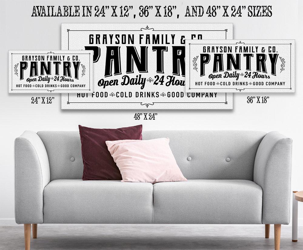 Personalized - Pantry - Canvas