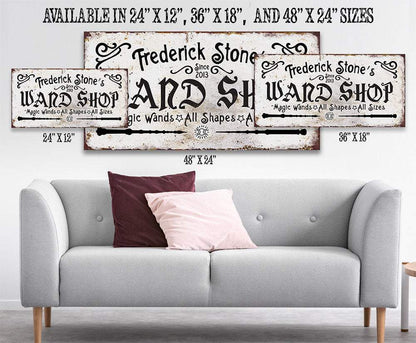 Personalized - Wand Shop - Canvas