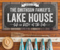 Personalized - Welcome To Our Lake House - Canvas