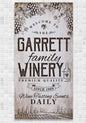 Personalized - Winery Family - Canvas