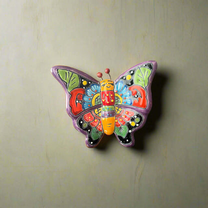 Talavera Butterfly Wall Hanging | Petite Animal Decor