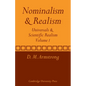 Nominalism and Realism: Volume 1: Universals and Scientific Realism - Paperback