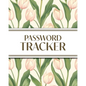 XL Large Print Password Tracker (Pink Tulips): 8"x10" 450+ Alphabetical Password Logbook for Easy Organization; Perfect for Seniors with its 16 pt Fon - Paperback