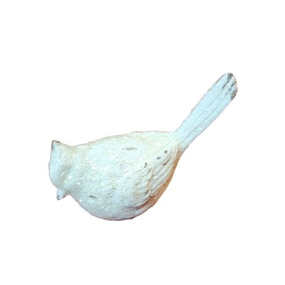 White Cardinal Figurine -