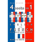4 books in 1 - English to French Kids Flash Card Book: Black and White Edition: Learn French Vocabulary for Children - Paperback