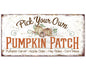 Pick Your Own Pumpkin - Canvas