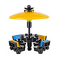 Picnic Table Set - Custom Brick Built Set - Made Using LEGO® Parts