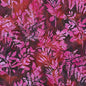 Pink Bali Batik Leafy Branches Cotton 44"/45" Fabric Per Yard