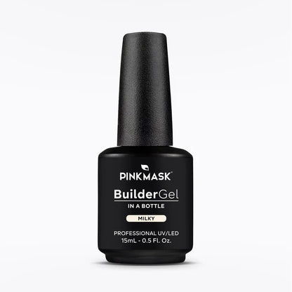 Pink Mask - Builder Gel White, 15ml and 30g