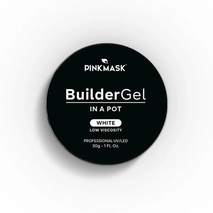 Pink Mask - Builder Gel White, 15ml and 30g
