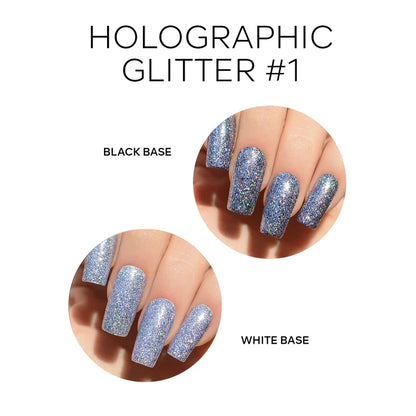 Pink Mask - Holographic Glitter #1