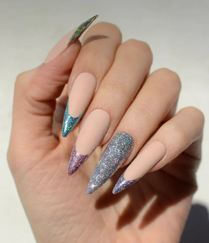Pink Mask - Holographic Glitter #4