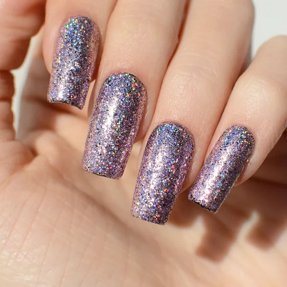 Pink Mask - Holographic Glitter #2