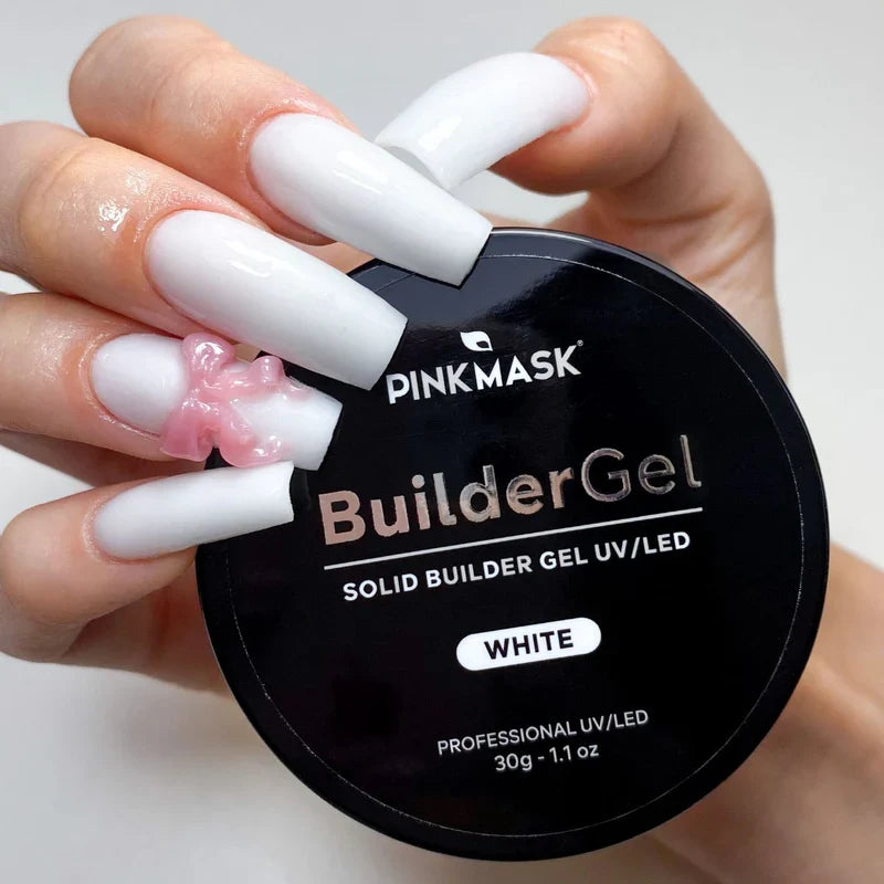 Pink Mask - Solid Builder Gel UV/LED White