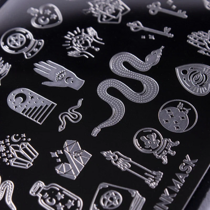 Pink Mask - Stamping Plate Esoteric #64